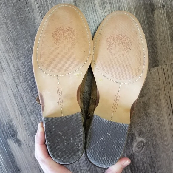 Vince Camuto Perforated Heeled Ankle Boots - Picture 7 of 8